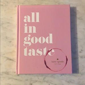 Kate Spade Coffee Table Book All in Good Taste